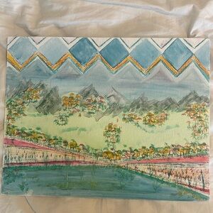 Watercolor landscape